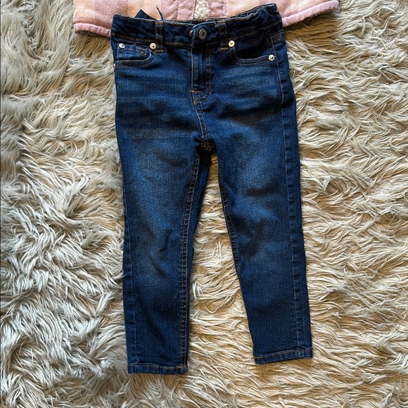 7 For All Mankind Pink and Blue Denim Matching Set - Picture 3 of 7